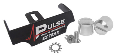 EZ Tear Black w/ Silver Tear Off Post EZTS102BKP