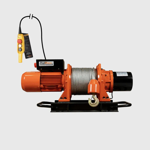 1 ton Industrial Electric Winch Dual Voltage 208~240V / 440~480V 3 Phase PWK1250i