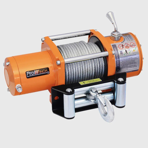 6000 lbs Powered Electric Winch Wireless Waterproof 12V DC PWLD600012V
