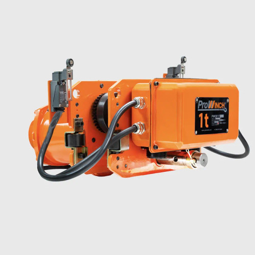 1 Ton 2 Speed Power Trolley 220/460V 60HZ with Limit Switches Pendant not Included PWQE1Ti