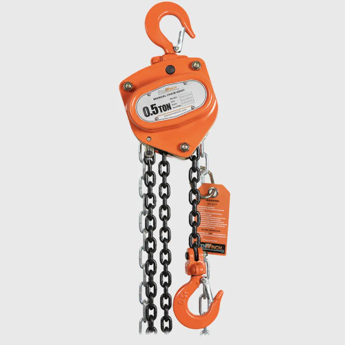 1100 lbs 0.5t20 ft Manual Chain Hoist G80 Black Tempered Chain PWTB050-20F