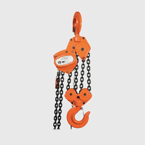 22000 lbs. 10 tons 30 ft Manual Chain Hoist G80 Black Tempered Chain PWTB1000-30F