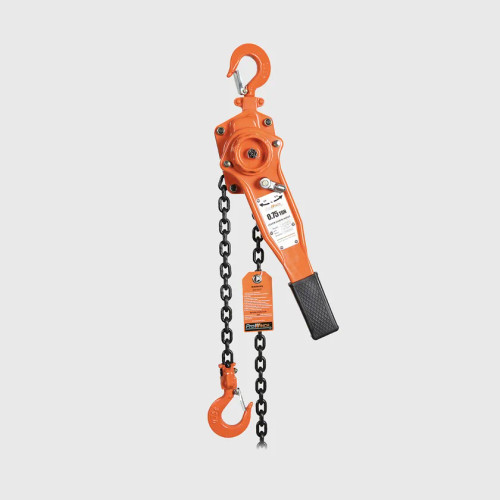 3/4 Ton Mini Lever Block Chain Hoist Ratchet 1500 lbs Load Capacity Chain Puller 5 ft. G80 Chain PWYAL075