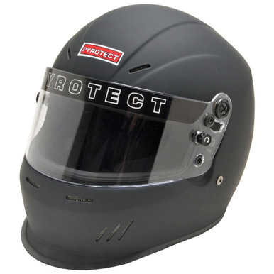 Pyrotect Helmet Ultra Large Flat Black Duckbill SA2020 HB611420
