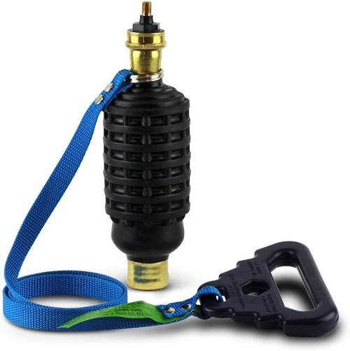 Waffle Body Pneumatic Hydraulic Test Plug Inflatable with Air or Water, 3 to 4 Inch