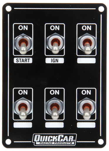QuickCar Ignition Panel Extreme 6 Switch Dual Ignition 50-7611