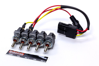 QuickCar Ignition Panel 5 Switch Single Box 3-3/4 x 1-1/4 in 50-7739