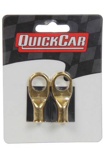 Quickcar 4 AWG 1/2" Eyelet Ring Terminals with Heat Shrink 57-535
