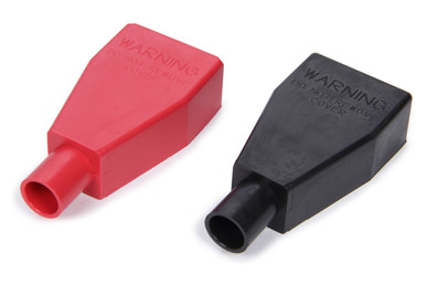 QuickCar Battery Post Cover Top Mount Red and Black Pair 57-627