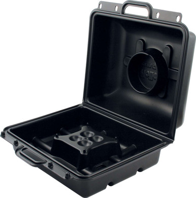QuickCar Carburetor Storage Box Black Plastic for Holley 2/4-Barrel Carburetors 64-140