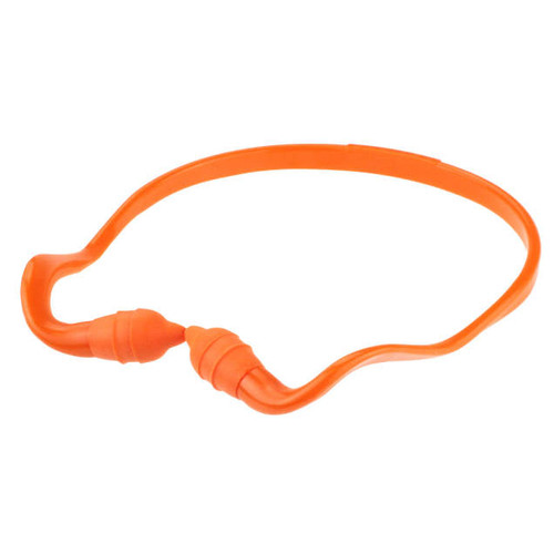 Radians Reusable Ear Plugs, Pod Shape, 25 dB, Orange (Sold in 2 pk)