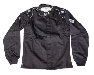RJS Jacket Black X-Large SFI-3-2A/5 FR Cotton 200430106
