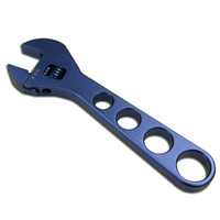 9In Adjustable Aluminum Wrench Blue R6206