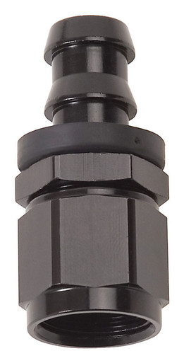 Twist-Lok Hose End #6 Str Black 624013