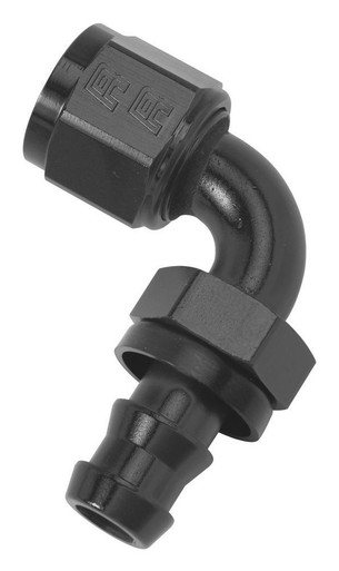 Twist-Lok Hose End #10 90 Deg Black 624183