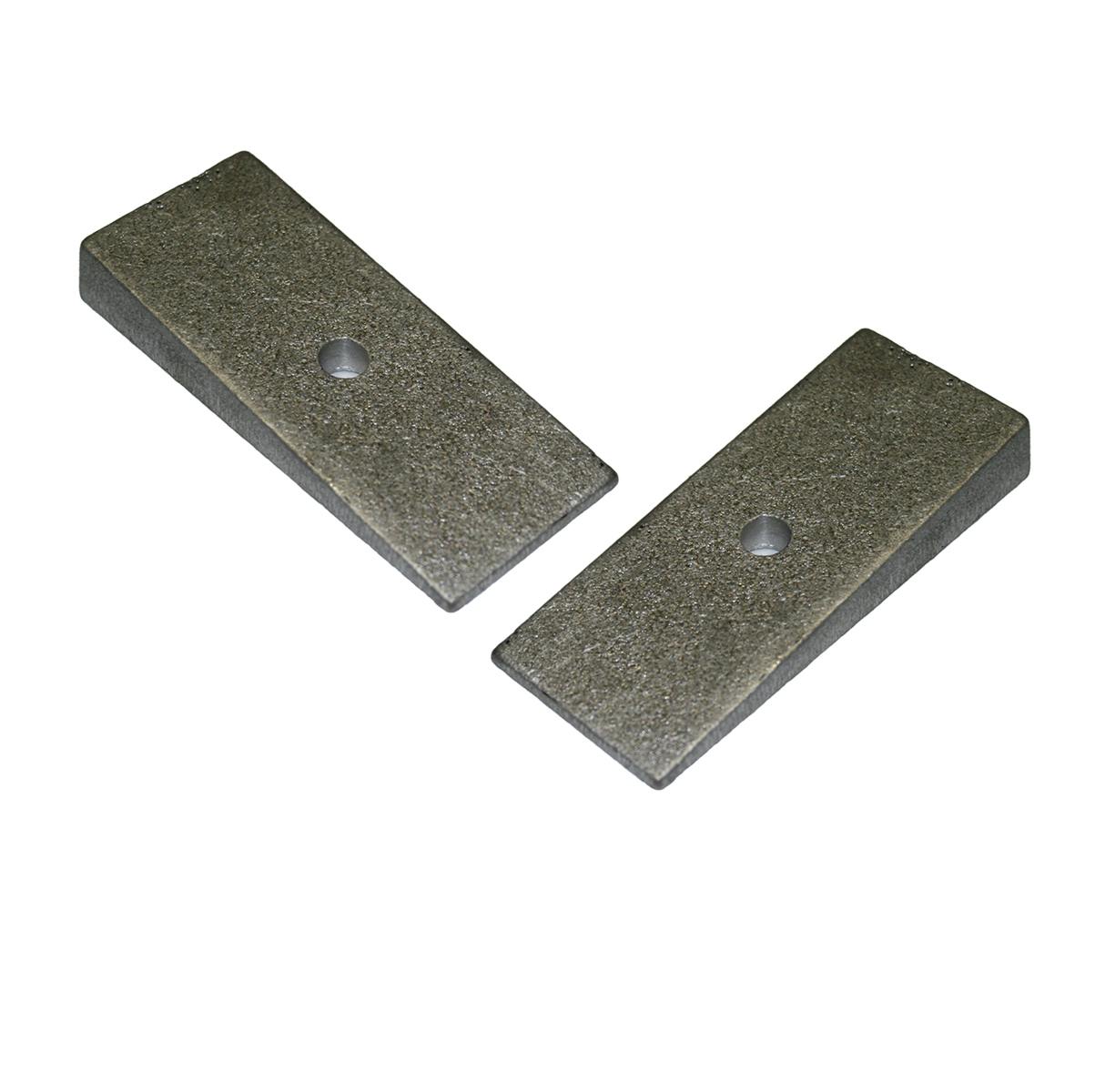 Superlift 006 Axle Shims - Aluminum - 6 Degree - Over Axle - Pair