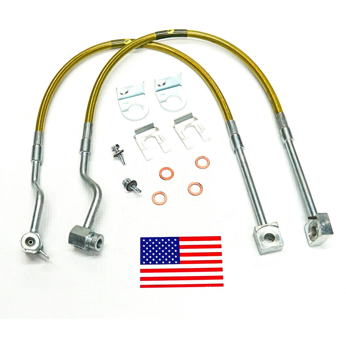 Superlift 91230 Bulletproof Brake Hose - Front - 87-90 Ranger/Explorer/Bronco II w/ 4-6" Lift