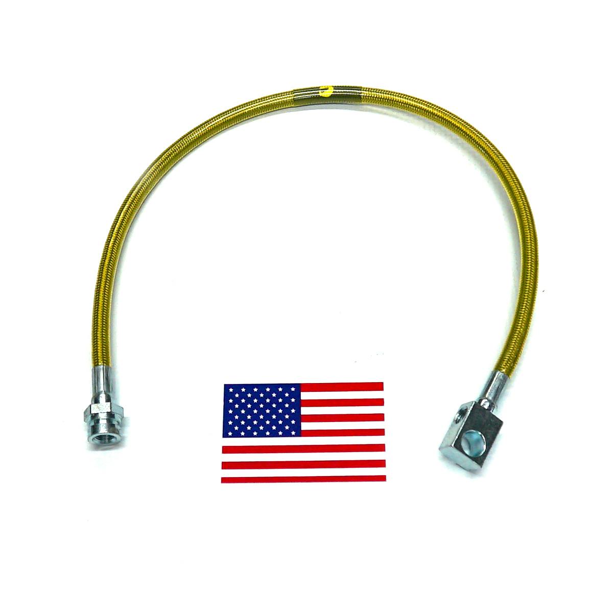 Superlift 91405 Bulletproof Brake Hose - Rear - 77-86 Jeep CJ w/ 2-4" Lift