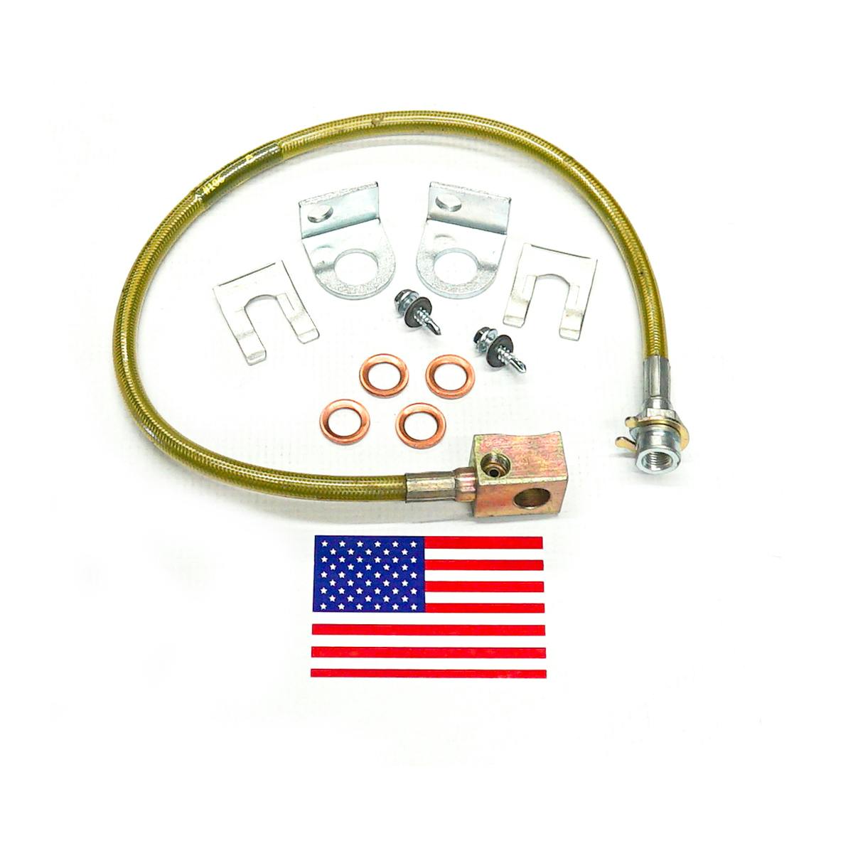 Superlift 91465 Bulletproof Brake Hose - Rear - 97-05 Wrangler TJ w/ 4-6" Lift