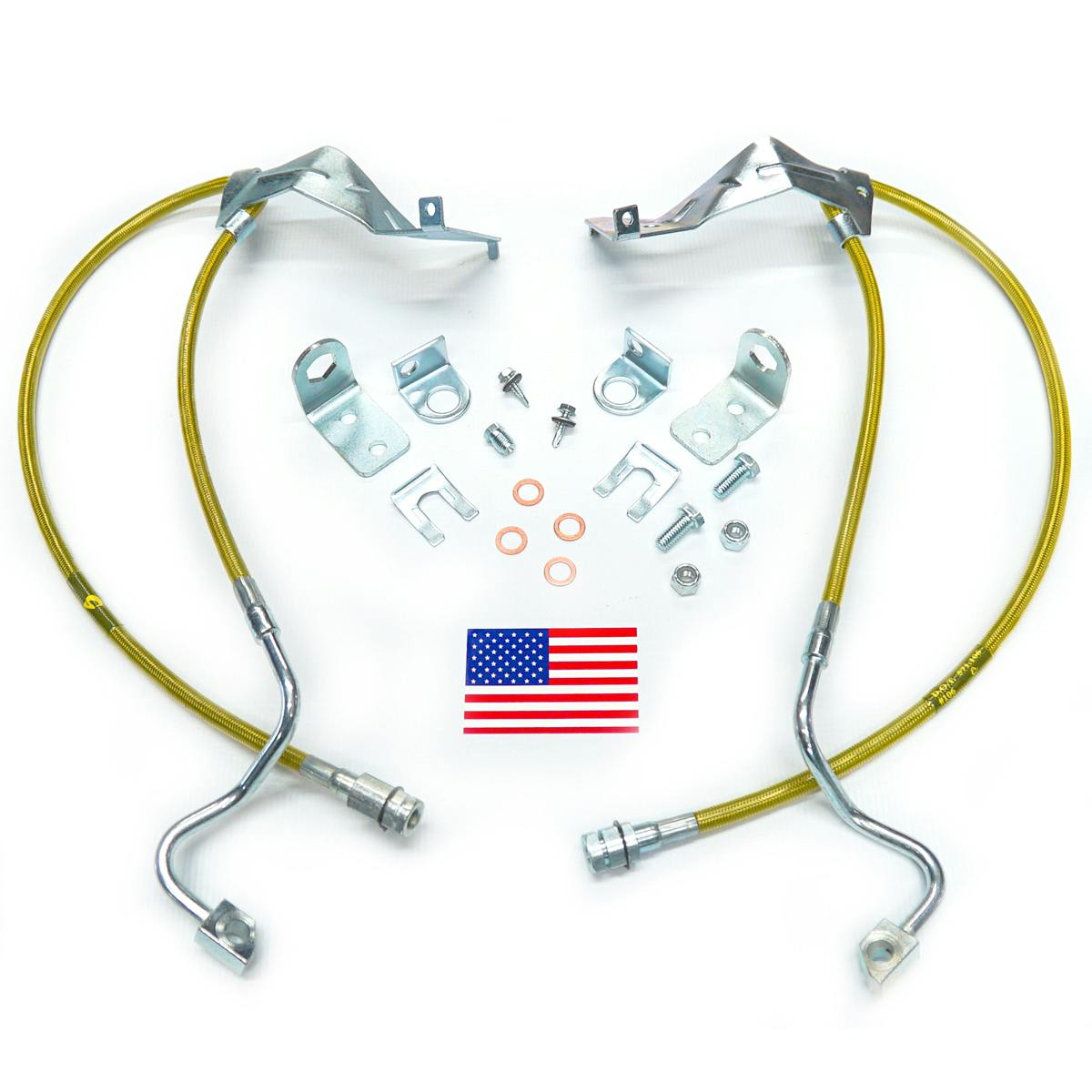Superlift 91520 Bulletproof Brake Hose - Front - 05-07 F-250/F350 w/ 4-8" Lift