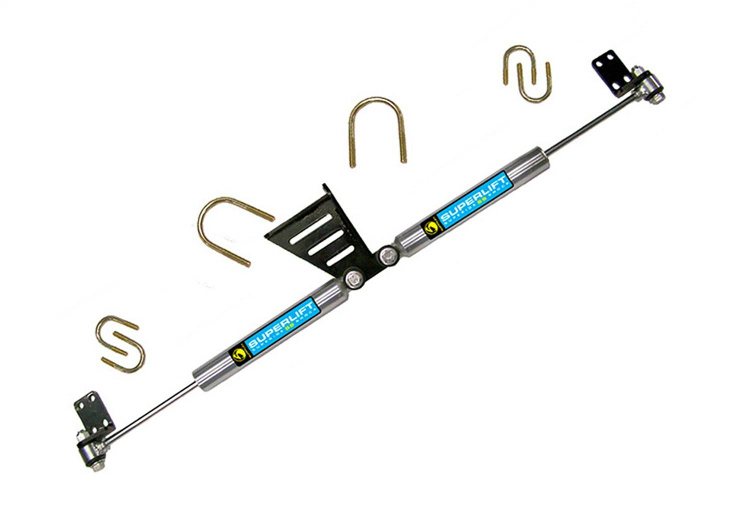 Superlift 92105 High Clearance Dual Steering Stabilizer Kit - SL SS Bilstein (Gas)-07-18 Jeep JK