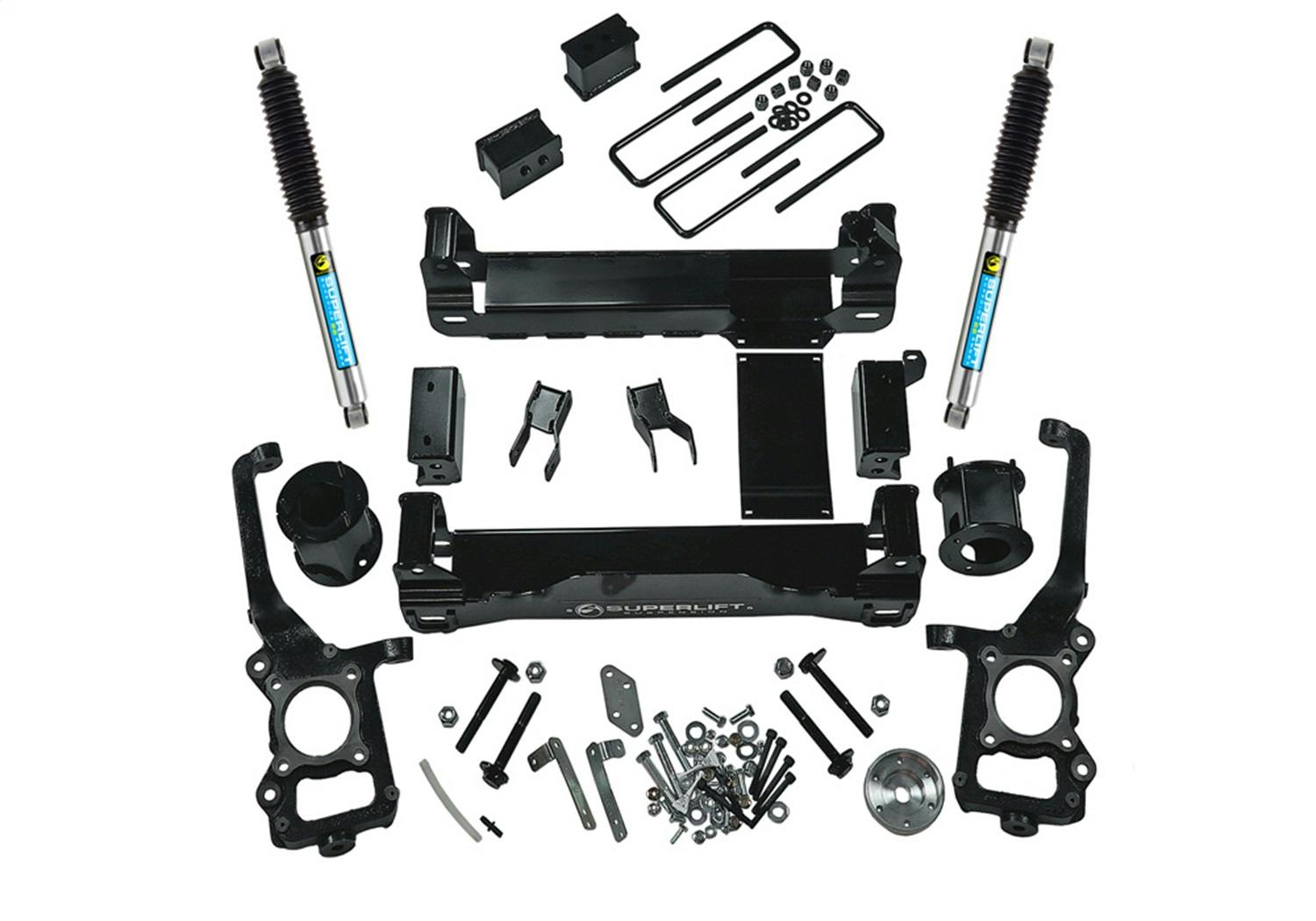 Superlift K126B 4.5" Lift Kit - 15-20 F150 4WD - w/ Bilstein Rear Shocks
