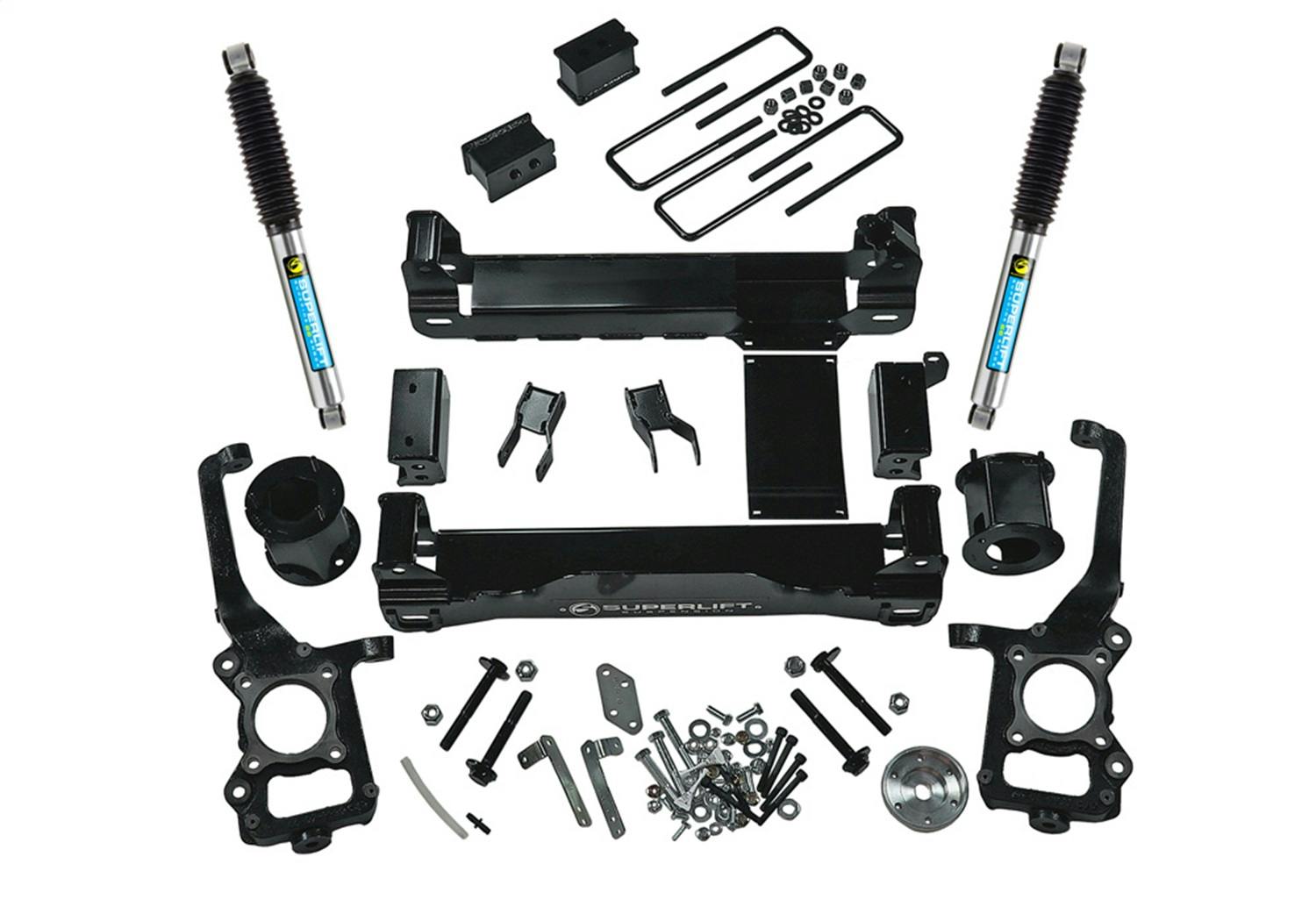 Superlift K127B 6" Lift Kit - 15-20 F150 4WD - w/ Bilstein Rear Shocks