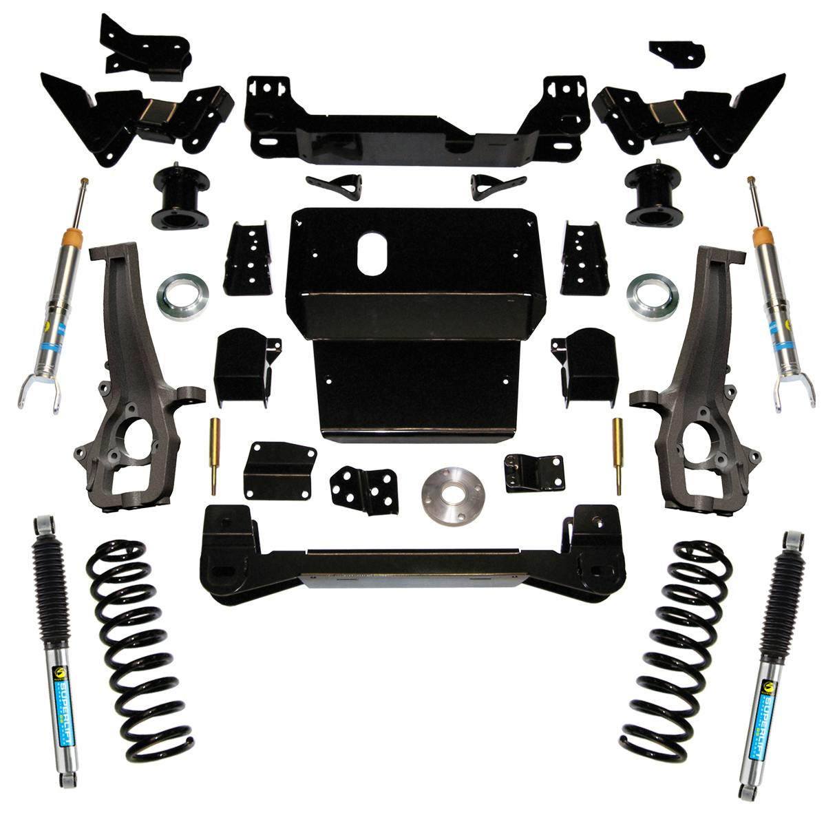 Superlift K1018B 6" Lift Kit - 09-11 Ram 1500 4WD - w/ Bilstein Shocks