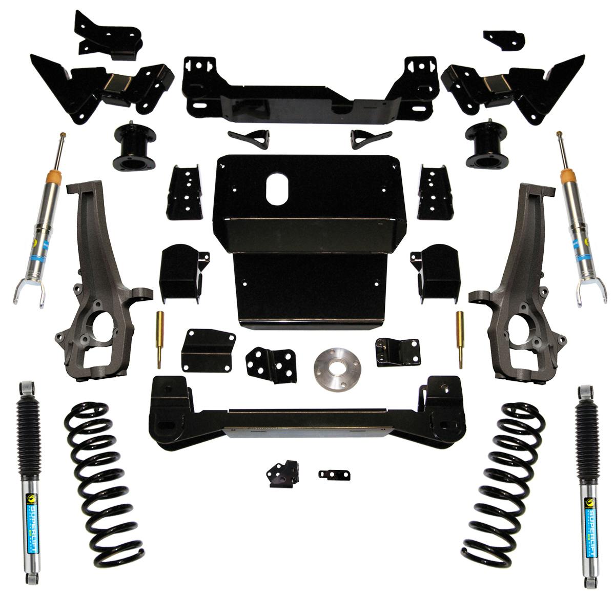 Superlift K1019B 4" Lift Kit - 12-18 (19-21 Clc) Ram 1500 4WD - w/ Bilstein Frt Struts/Rr Shocks