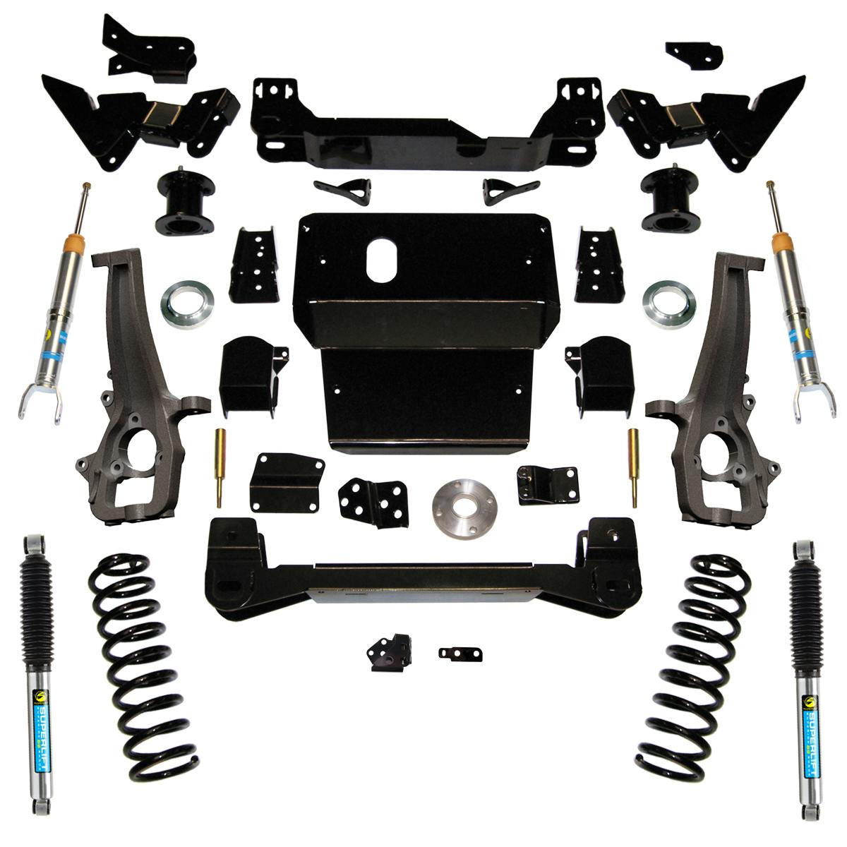 Superlift K1020B 6" Lift Kit - 12-18 (19-21 Clc) Ram 1500 4WD - w/ Bilstein Frt Struts/Rr Shocks