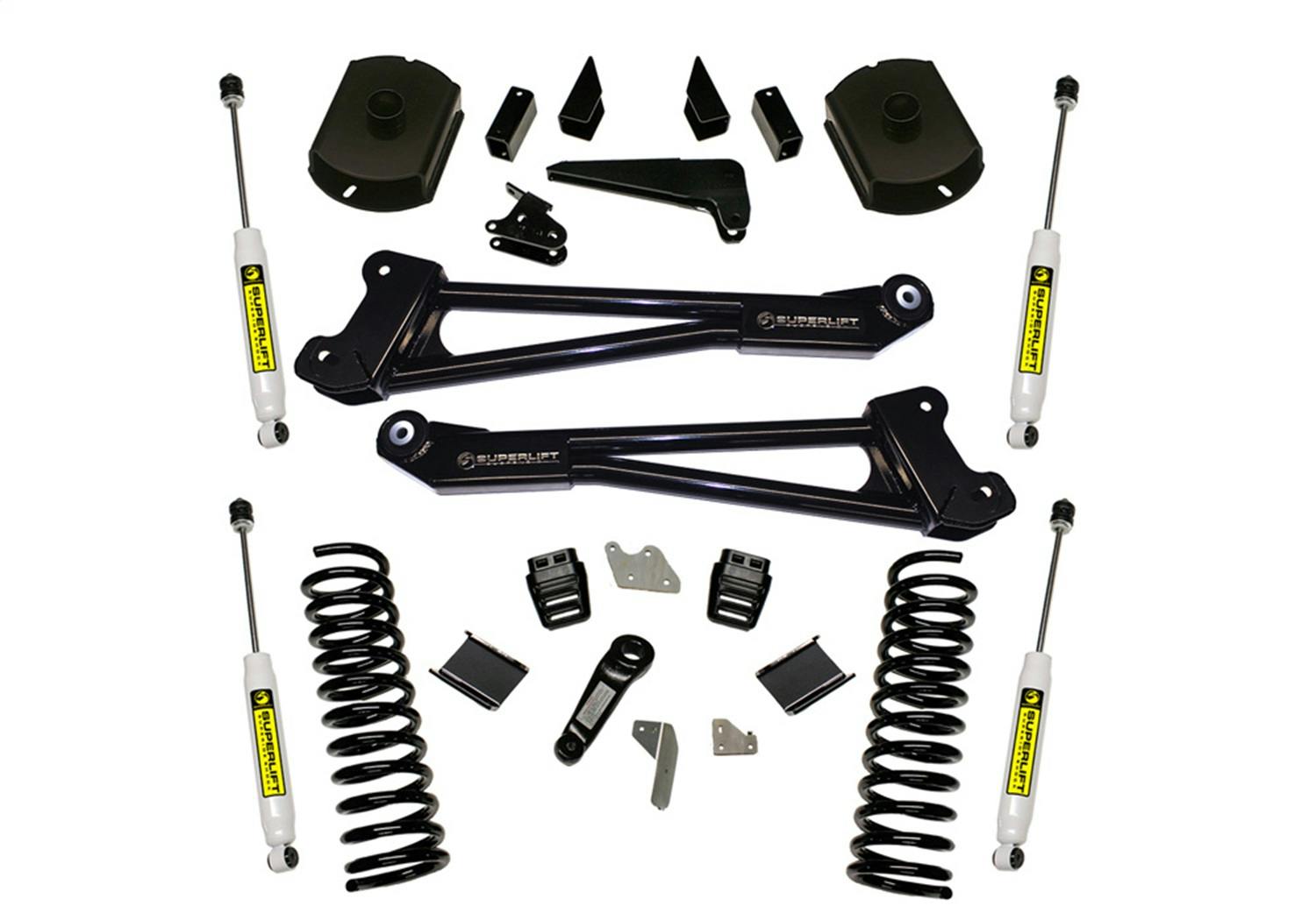 Superlift K124 4" Lift Kit - 14-18 Ram 2500 4WD - Diesel - w/ SL Shocks