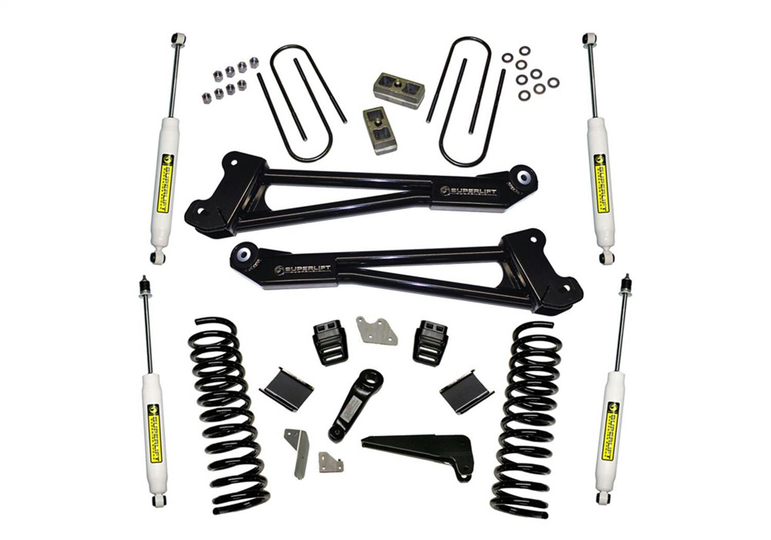 Superlift K144 4" Lift Kit - 13-18 Ram 3500 4WD - Diesel - Replacement Radius Arms w/ SL Shocks