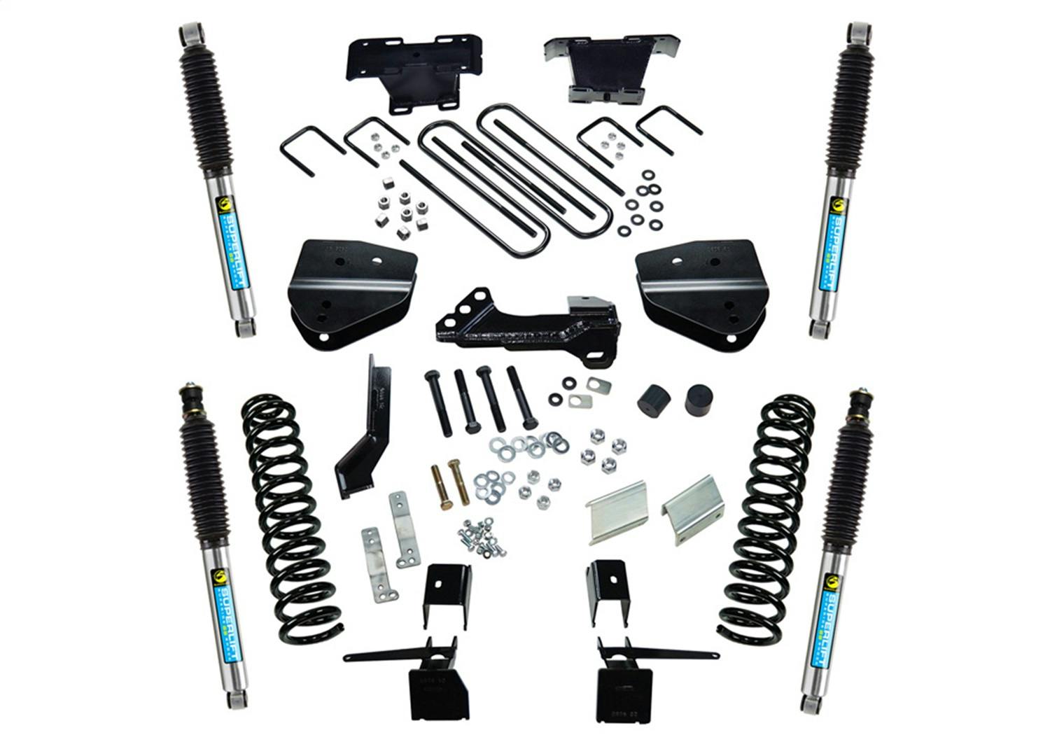 Superlift K164B 4" Lift Kit - 17-22 F-250/F-350 4WD - Diesel - w/ Bilstein Shocks