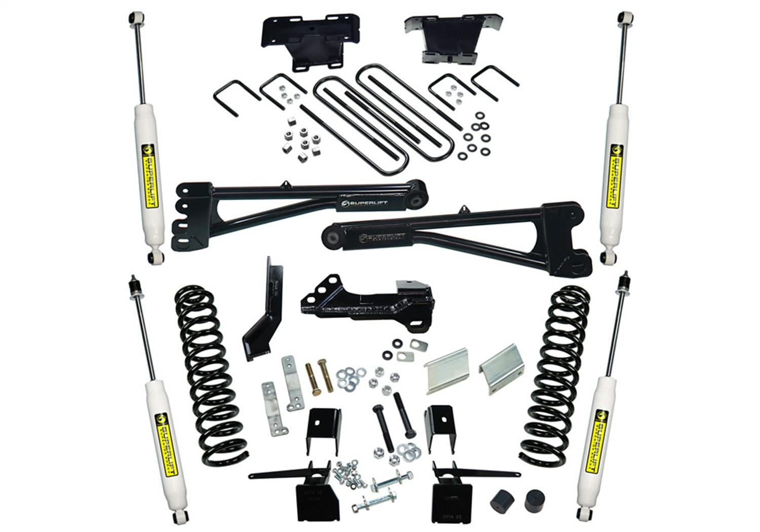 Superlift K165 4" Radius Arm Lift Kit - 17-22 F-250/F-350 4WD - Diesel - w/ SL Shocks