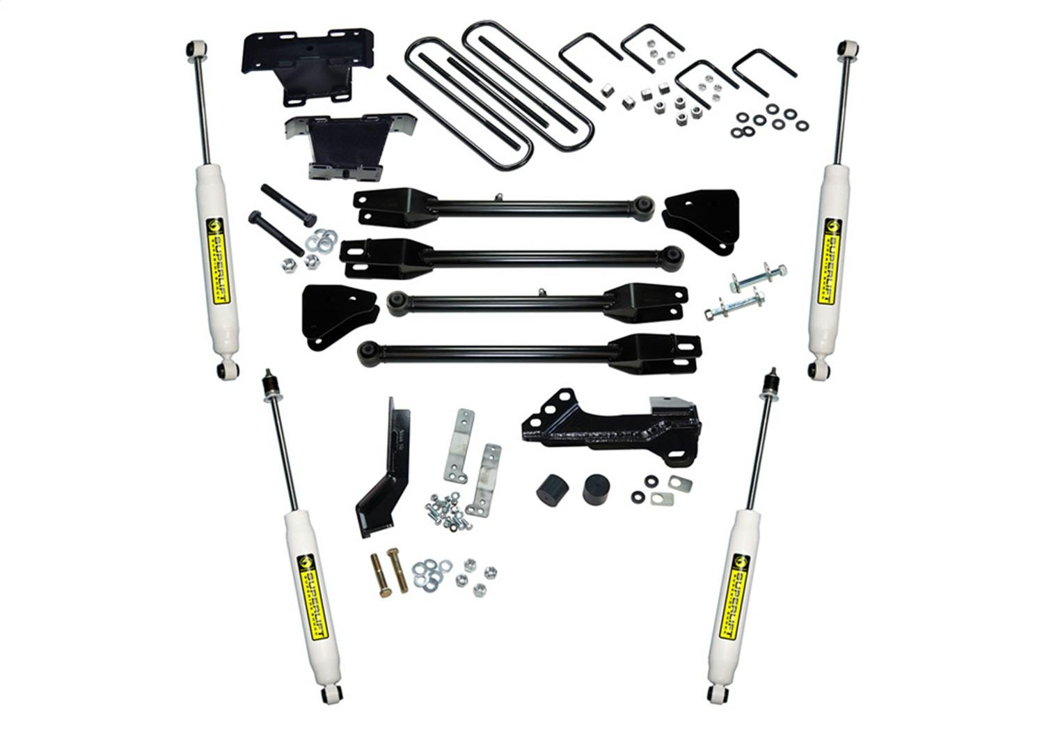 Superlift K166 4" 4-Link Lift Kit - 17-22 F-250/F-350 4WD - Diesel - w/ SL Shocks