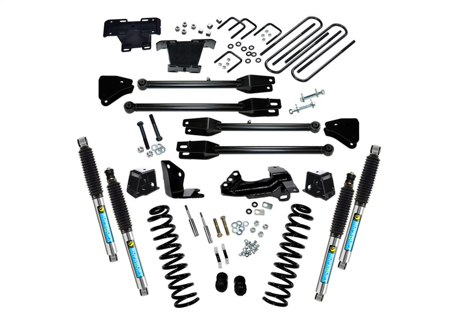 Superlift K230B 4" Lift Kit - 05-07 F250/F350 4WD Diesel w 4-Link Conversion & Bilstein Shocks