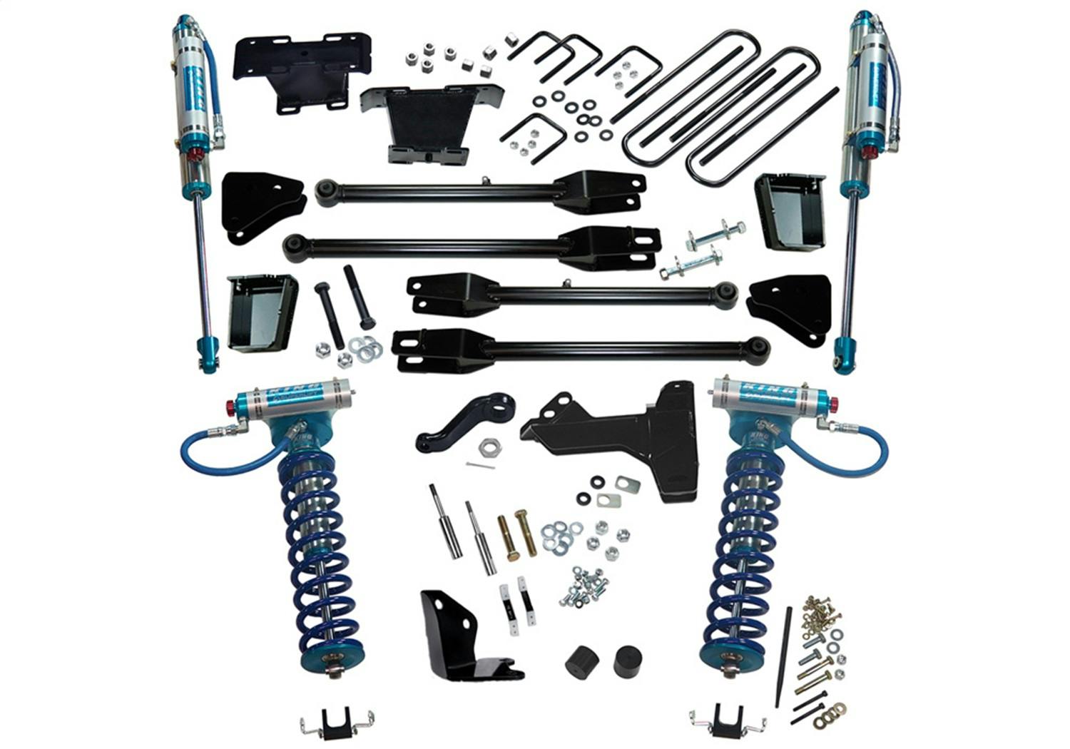 Superlift K231KG 6" Lift Kit - 05-07 F250/F350 4WD w 4-Link Conversion & King Clvrs/Shocks