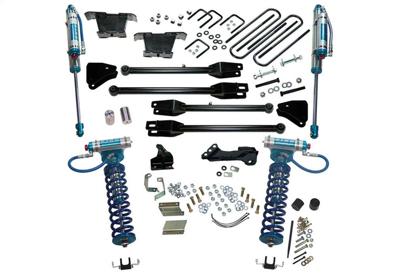 Superlift K236KG 4" Lift Kit - 11-16 F250/F350 4WD w/ 4-Link Conversion & King Clvrs/Shocks