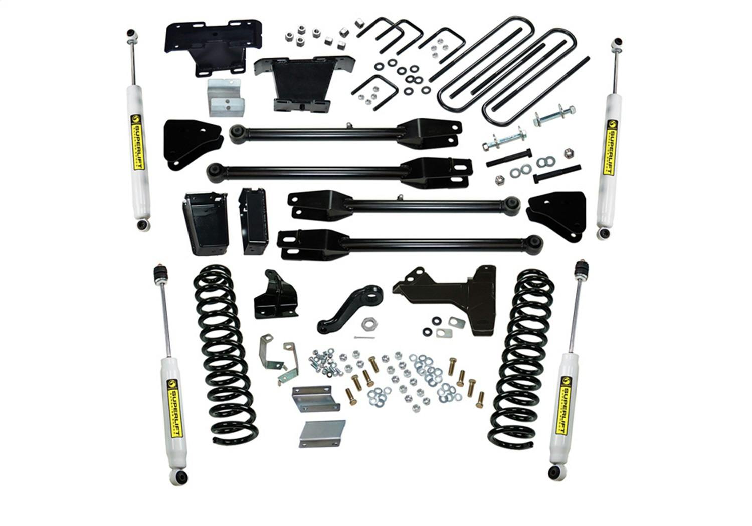 Superlift K237 6" Lift Kit - 11-16 F-250/F-350 4WD - Diesel - w/ 4-Link Conversion & SL Shocks