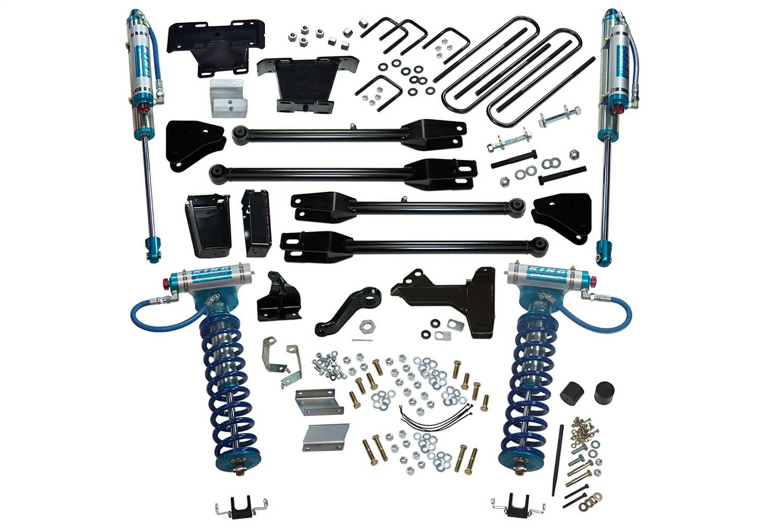 Superlift K237KG 6" Lift Kit - 11-16 F250/F350 4WD w/ 4-Link Conversion & King Clvrs/Shocks