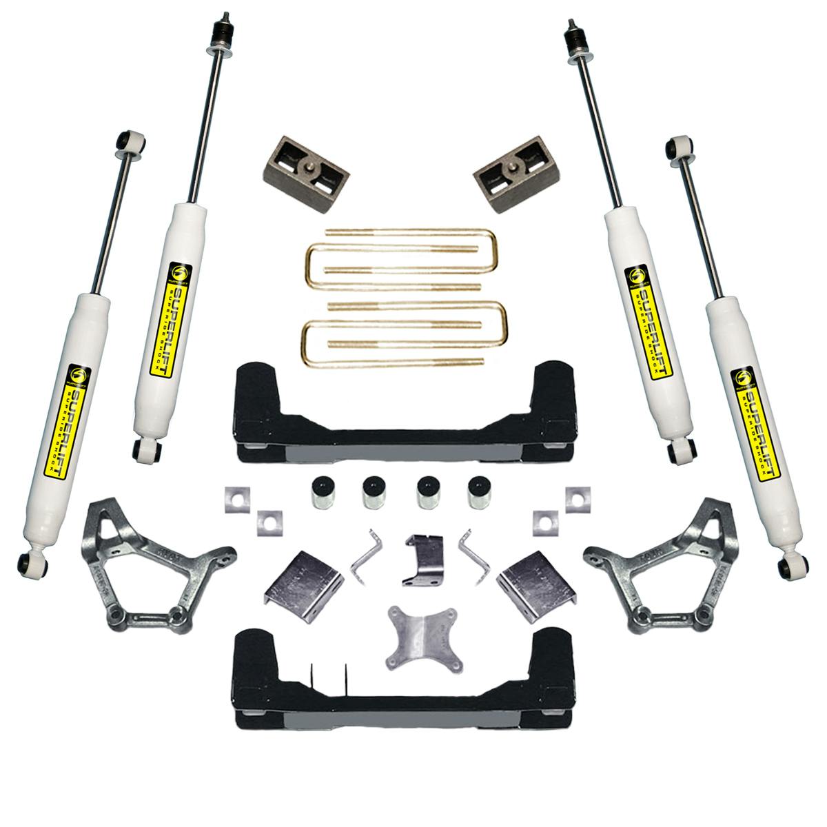 Superlift K362 4"-5" Adjustable Lift Kit - 93-96 T-100 4WD - w/ SL Shocks
