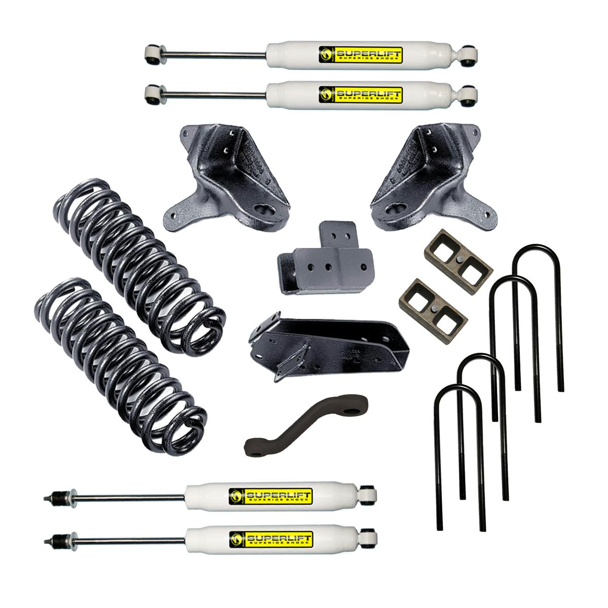 Superlift K378 4" Lift Kit - 80-96 Bronco 4WD - w/ SL Shocks
