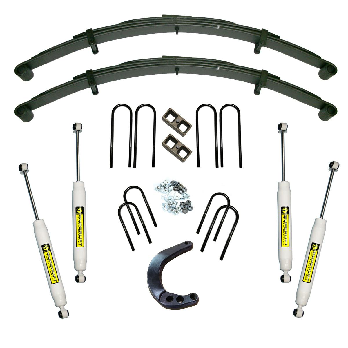 Superlift K420 6" Lift Kit - 73-87 K10/K15 & 73-91 Blazer/Jimmy/Sub 4WD-Rr Blck Kit wSL Shks