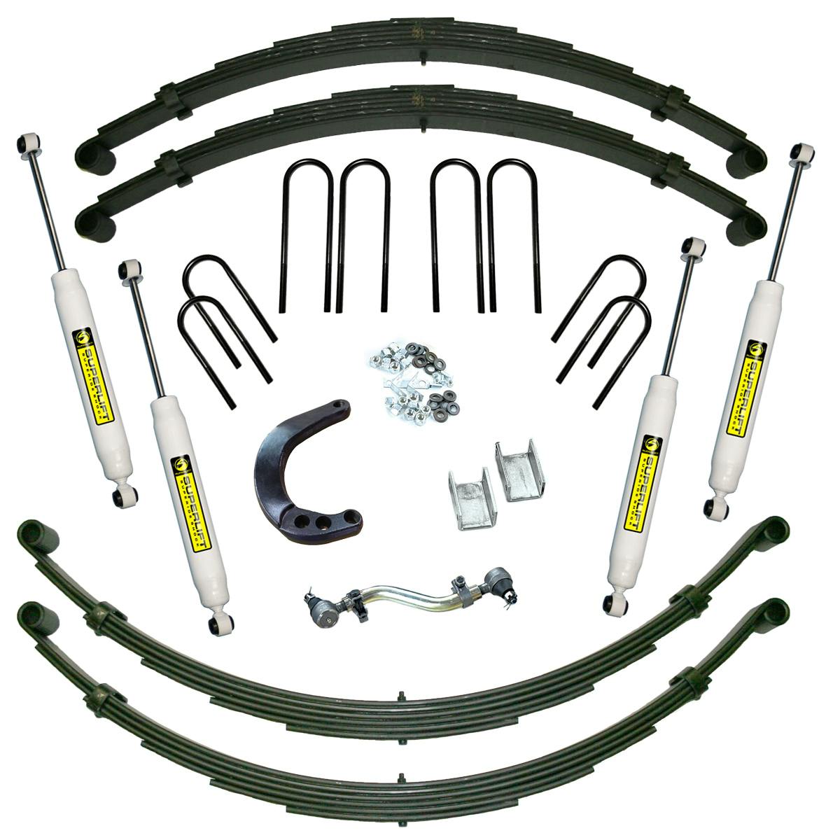 Superlift K424 8"LiftKit(w/52"RrSprngs)-73-87K10/K15&73-91Blzr/Jmy/Sbrbn4WD-RrSprngKit wSLShks