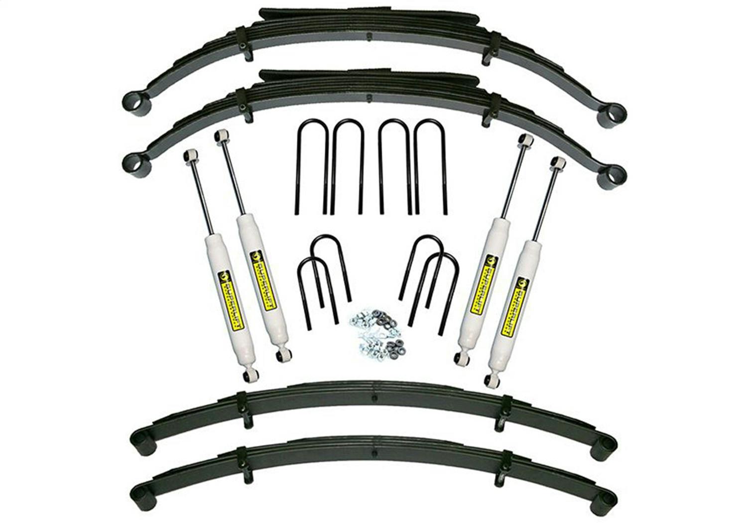 Superlift K438 4" Lift Kit (w/ 52" Rr Sprngs) - 73-91 GM 3/4 Ton 4WD - w/ SL Shocks