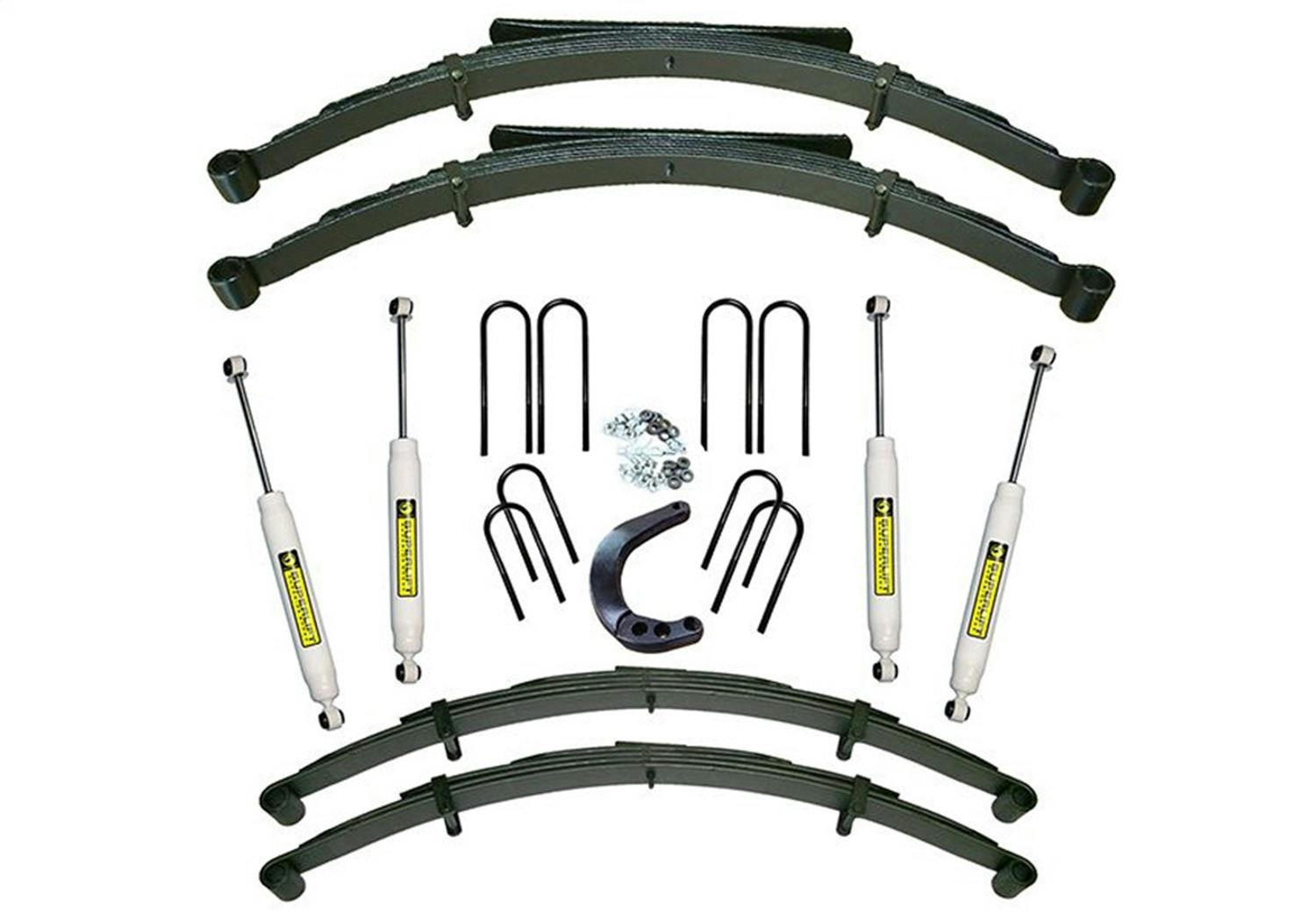 Superlift K442 6" Lift Kit (w/ 52" Rr Sprngs) - 73-91 GM 3/4 Ton 4WD - w/ SL Shocks