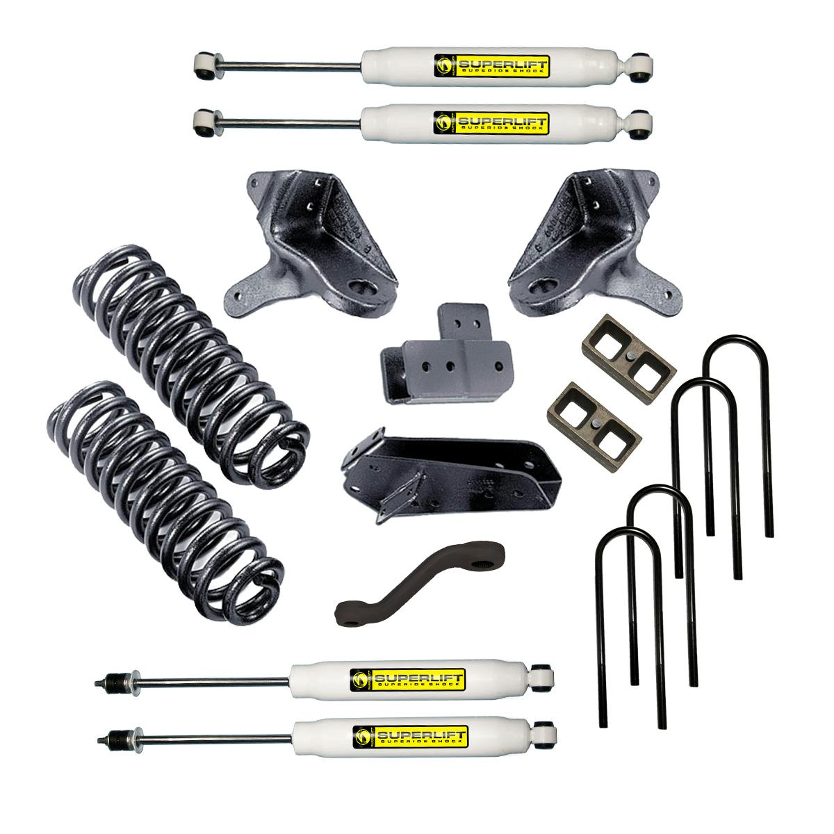 Superlift K554 4" Lift Kit - 80-96 F-150 4WD - w/ SL Shocks