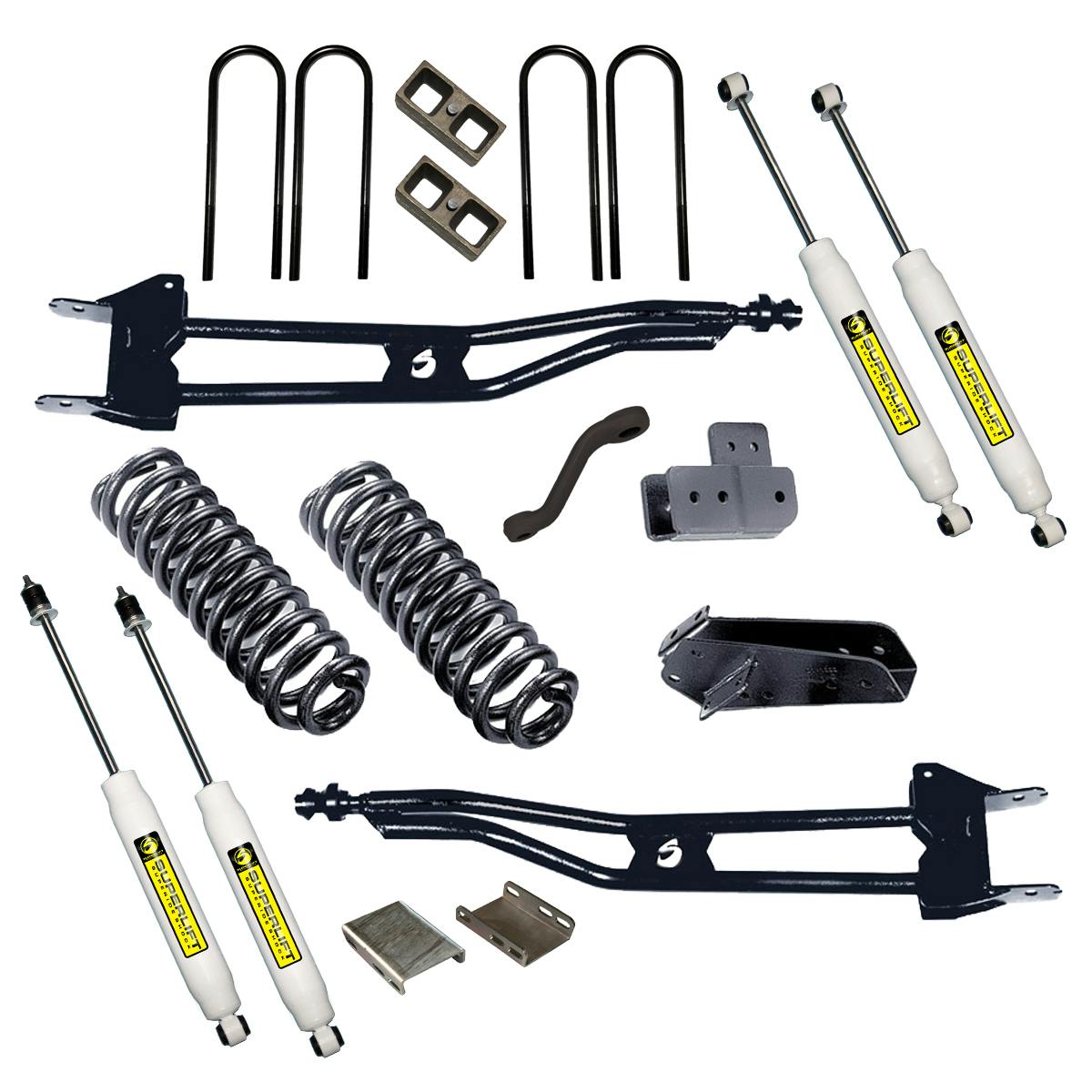 Superlift K561 6" Superunner Lift Kit - 80-96 F-150 4WD - w/ SL Shocks