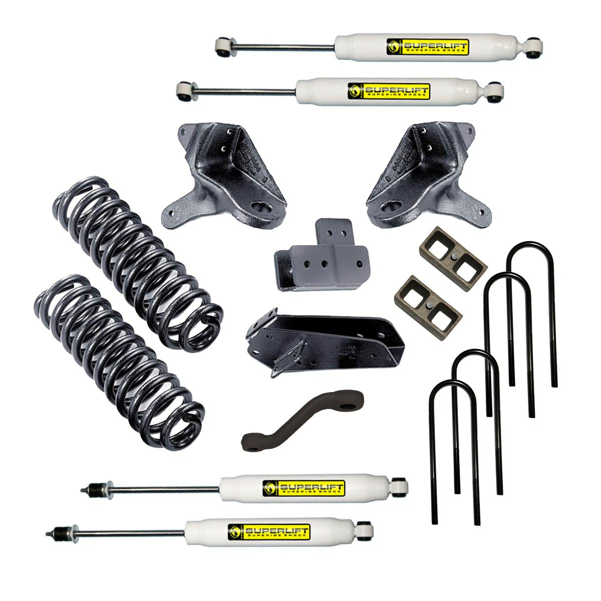 Superlift K571 3.5" Lift Kit - 80-97 F-250 2WD - 351 Engine - w/ SL Shocks
