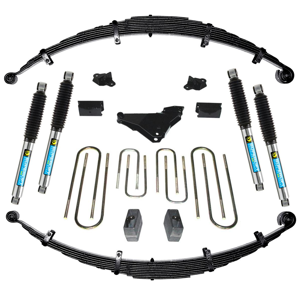Superlift K632B 4" Lift Kit - 00-04 F-250/F-350 4WD - Diesel/V10 - w/ Bilstein Shocks